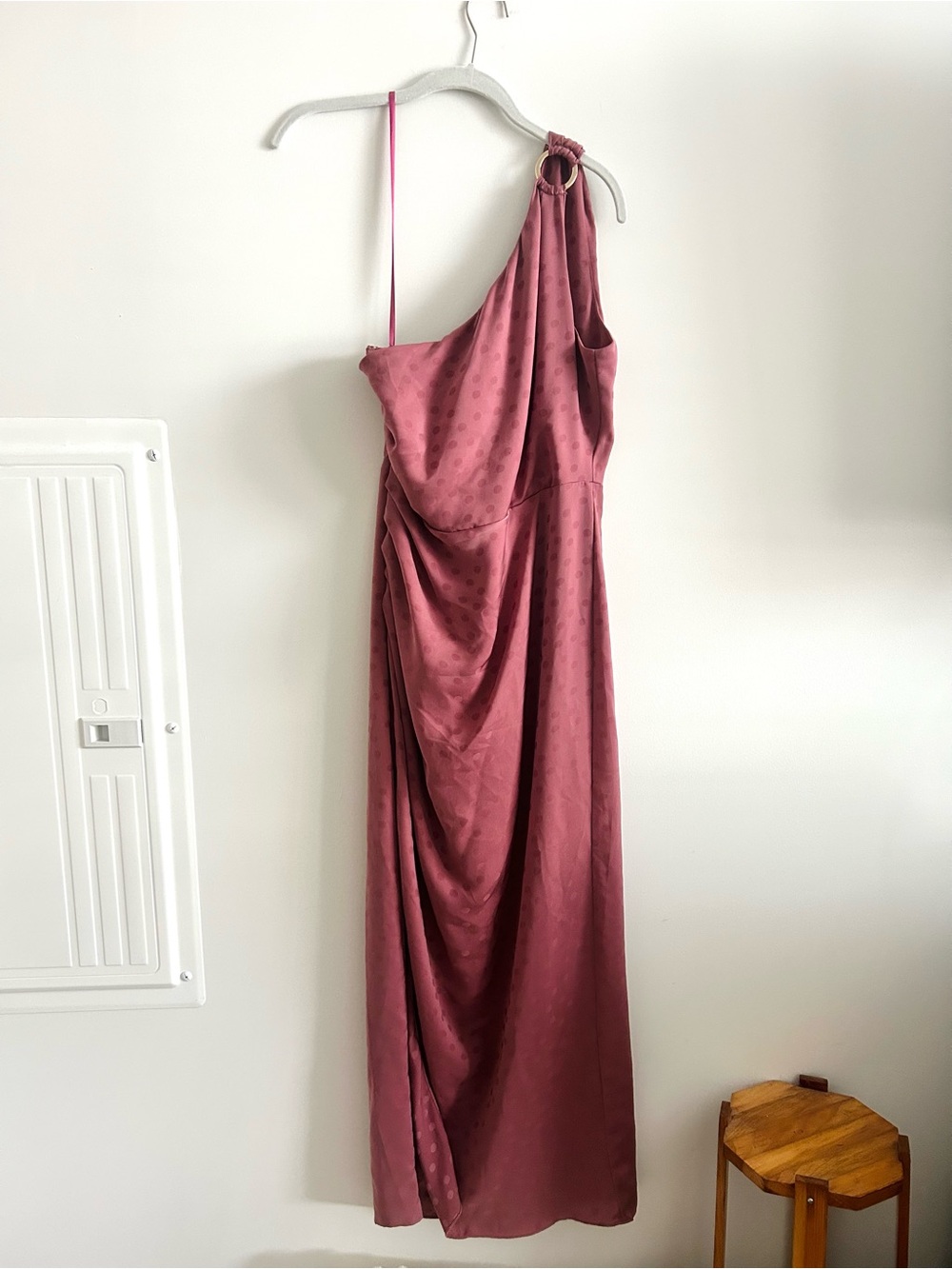 Favorite Daughter The Singles Table Dress Polka Dot Mauve